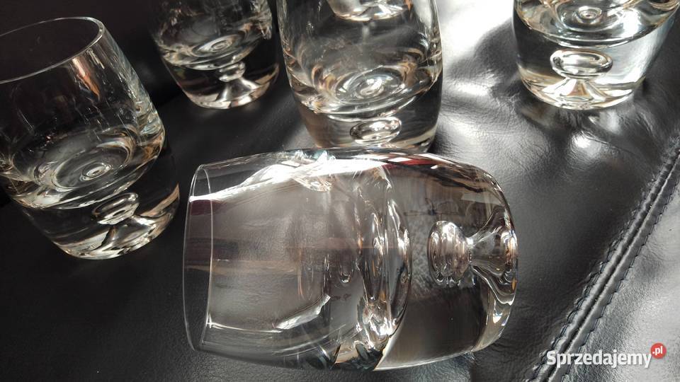 Szklanki z grubym bąbelkowym dnem Nakło nad Notecią sprzedam