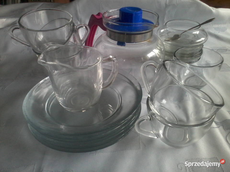 zestaw do kawy herbaty szkło dzbanek żaroodporny Częstochowa