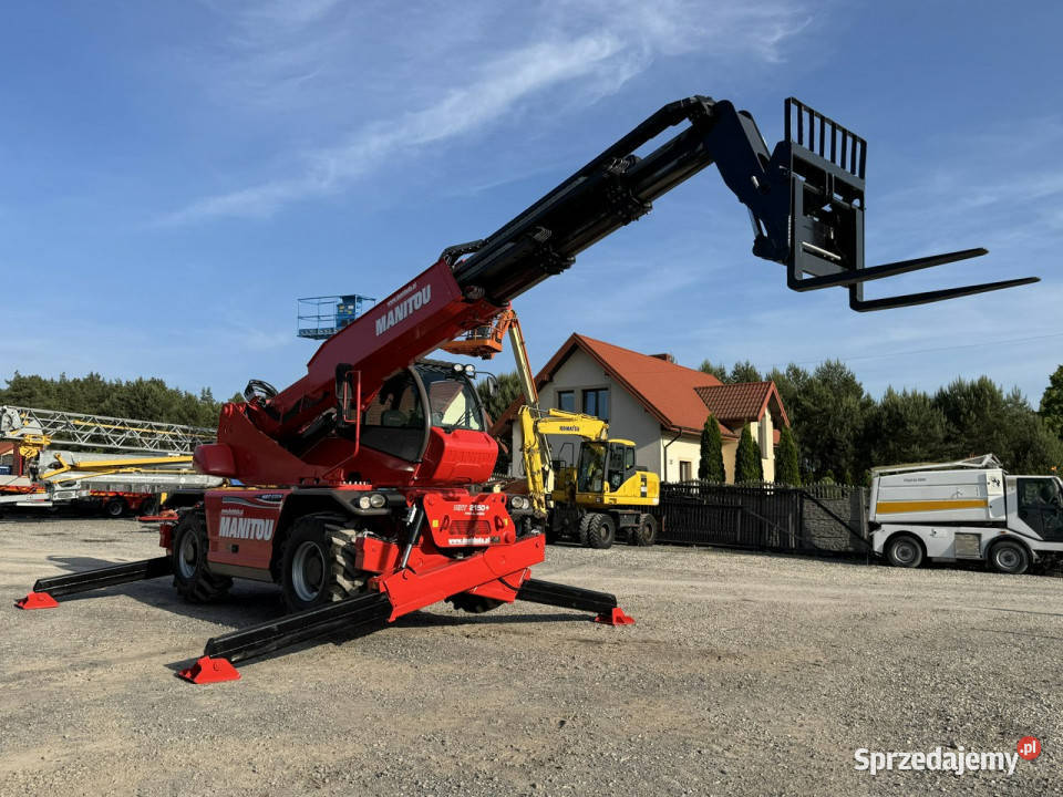 pozostałe Manitou MRT 2150 ROTO Ładowarka Koparko ładowarki Widełki