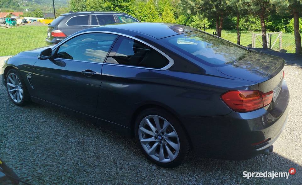 BMW 430d x driver 2014r uszkodzony szary Seria 4 Limanowa