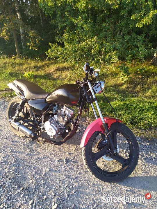 zadbany motocykl Romet soft choper 125175 katB 13000km Romet Zelów sprzedam