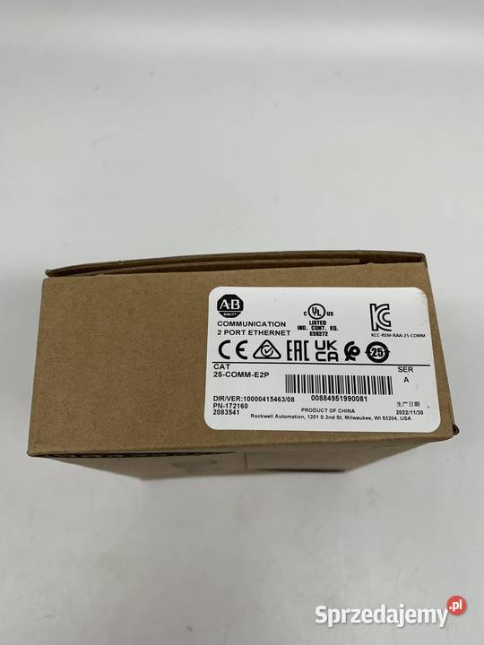 Allen Bradley 25COMME2P EtherNetIP Communication Instalacje Warszawa