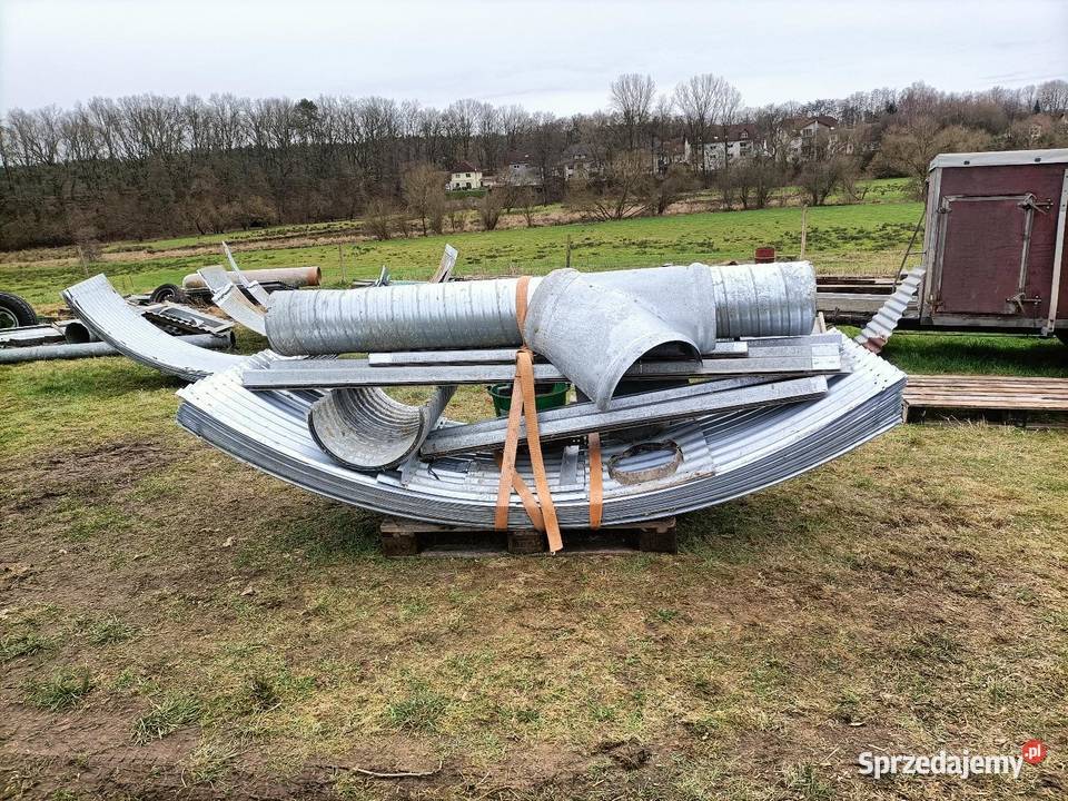 Silos zbożowy 90 ton wewnętrzny bez dachu