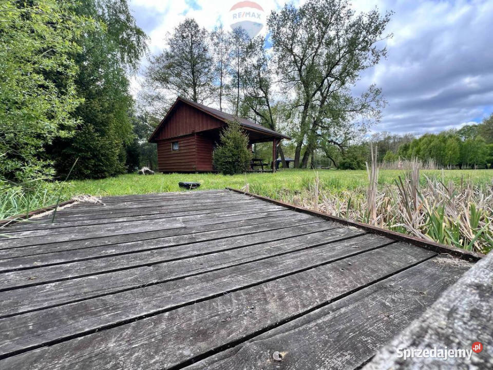 Działka 2300 m z linią brzegową rzeki Mazury 41m