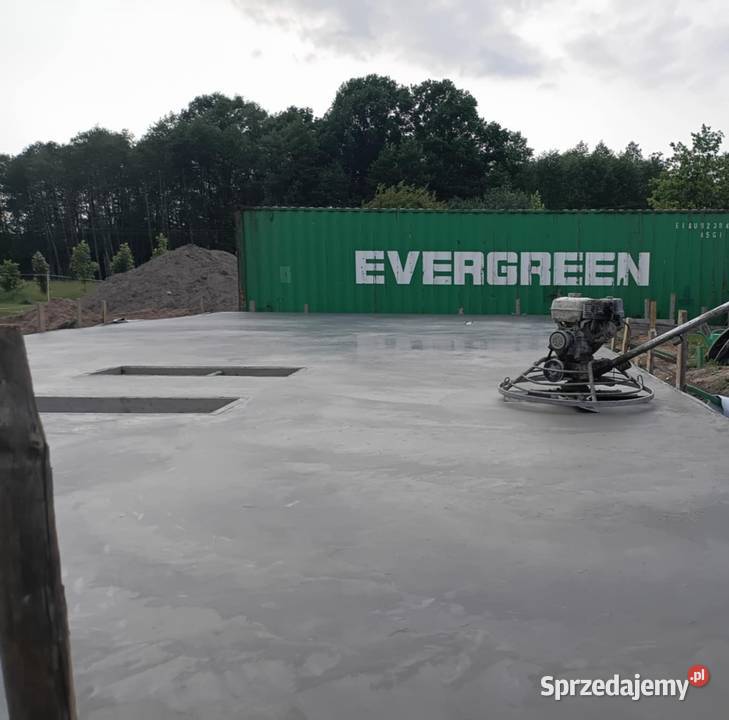Posadzki przemysłowe garaże hale podjazdy Białystok usługi budowlane
