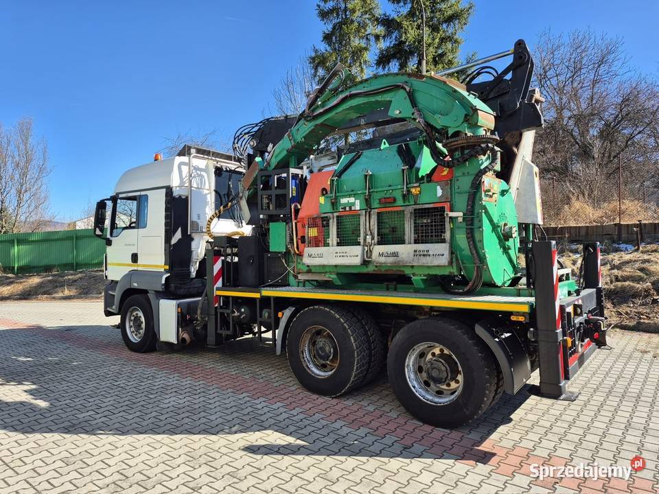 Rębak MUS Terminator WT 10 NMV na MAN TGS 2644 małopolskie Jordanów sprzedam