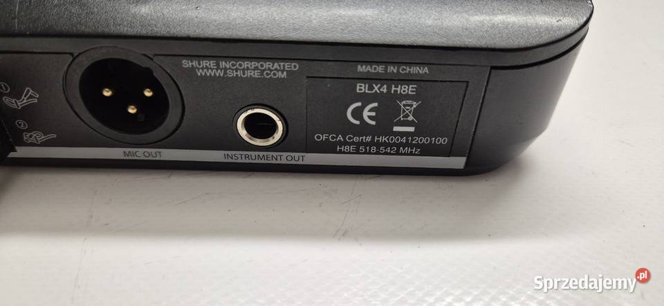 Shure BLX4 odbiornik bezprzewodowy mikrofony Konin