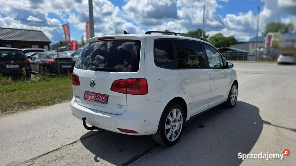 Volkswagen Touran Duża Navi Climatronic automat biały Touran Lębork