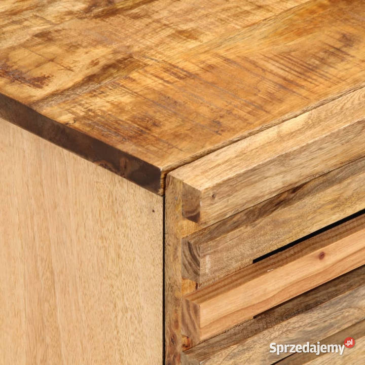 Szafka nocna 40x34x46 lite surowe drewno mango Nocne Warszawa