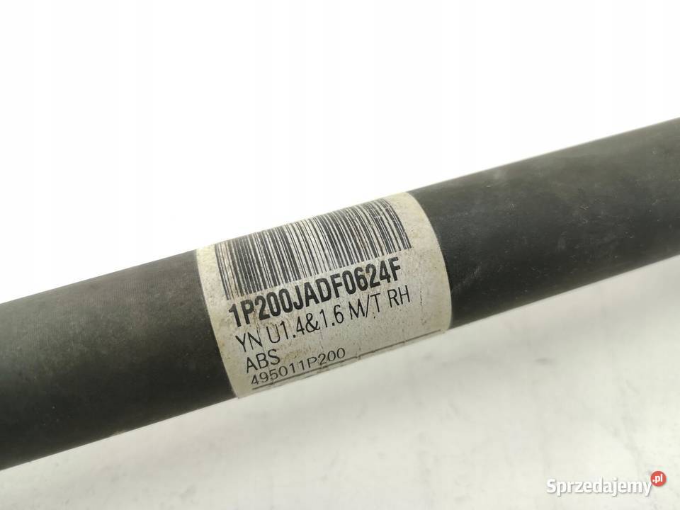 PÓŁOŚ PRAWA HYUNDAI ix20 14 CRDi MANUAL 16 CRDi lubelskie