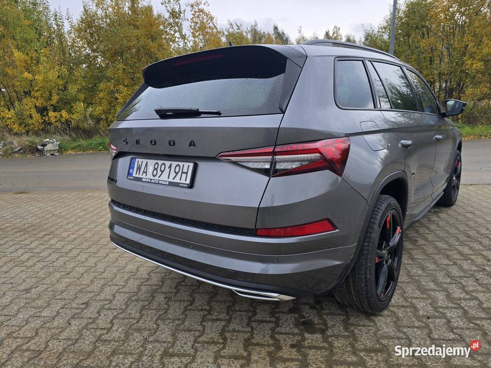 SKoda Kodiaq Sportline 7 nieuszkodzony Wałbrzych sprzedam