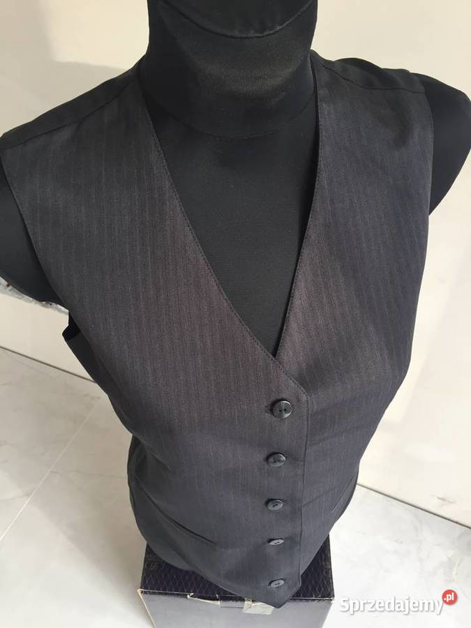 Kamizelki kelnerskie damskie ciemny grafit Wrocław