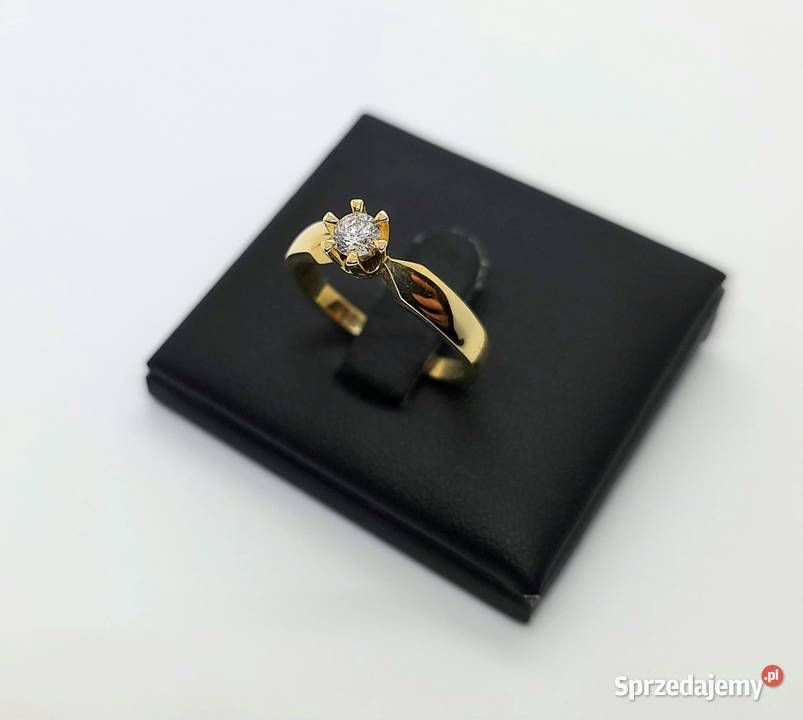 Nowy złoty pierścionek próby 585 368g Rozmiar 17 warmińsko-mazurskie