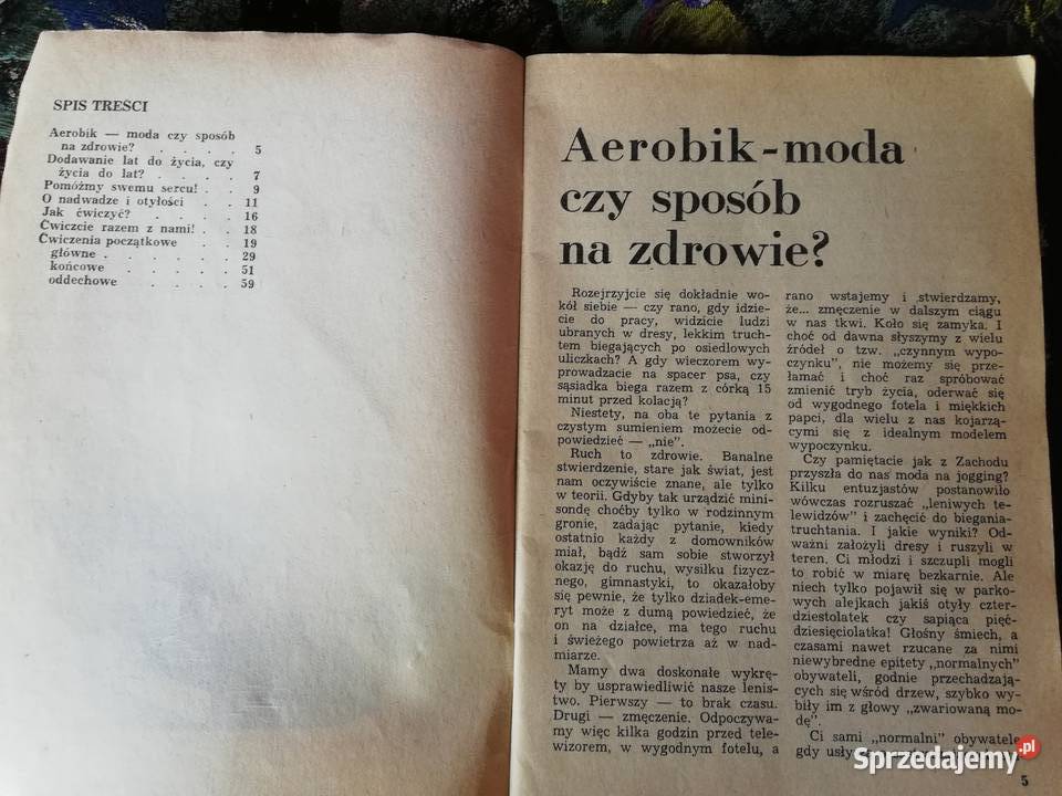 Aerobic taniec i gimnastyka Olga Kuźmińska Rok wydania 1985 Kraków