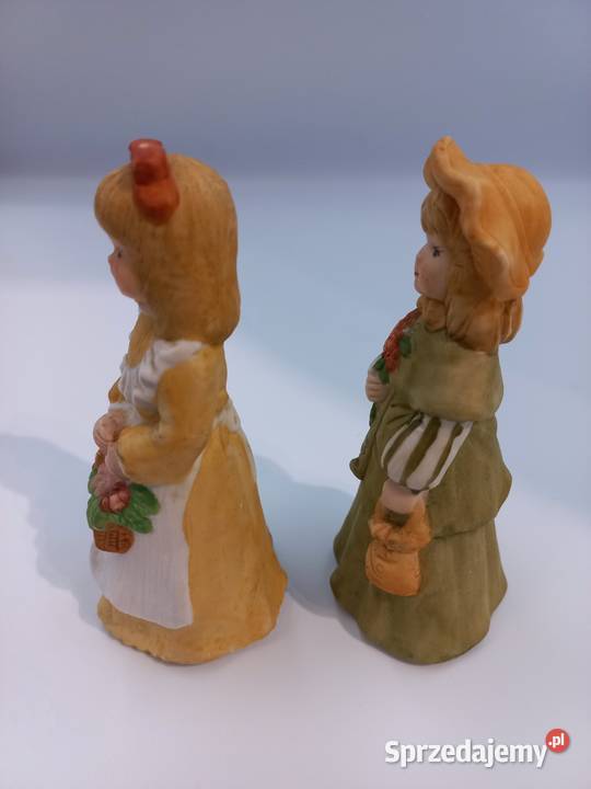 Figurki biskwitoweceramiczne dziewczynki anglia Inowrocław
