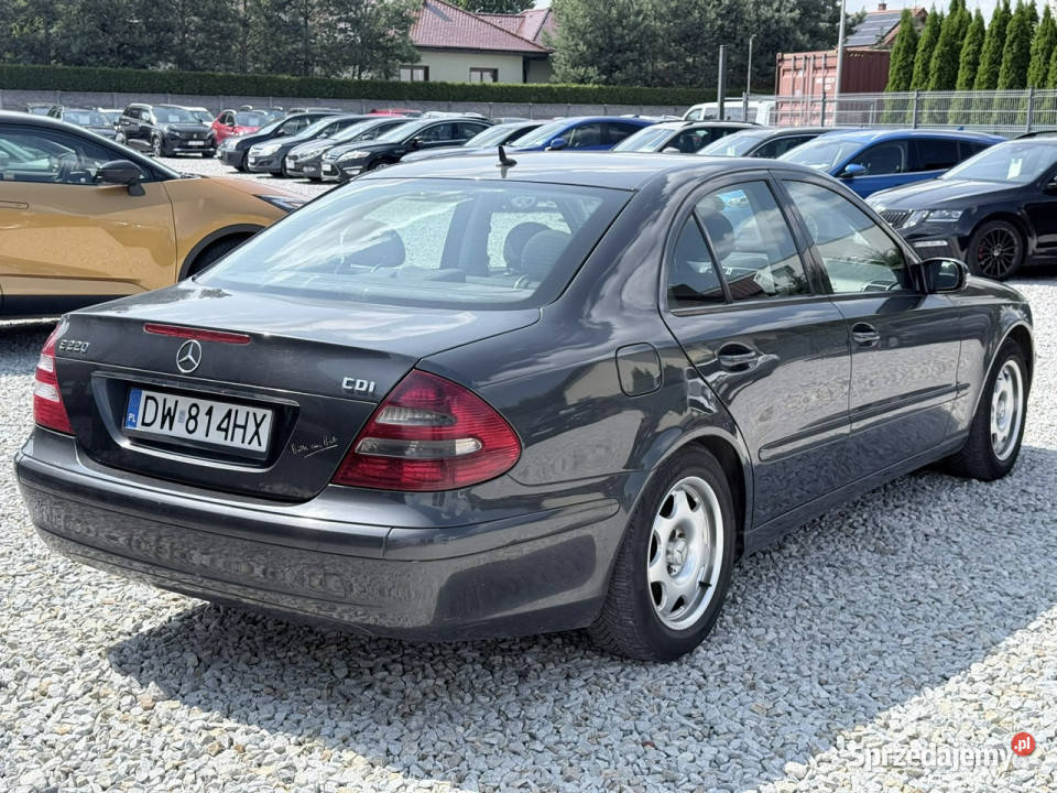 Mercedes E 220 22 CDI 150 2002r klimatyzacja Wrocław