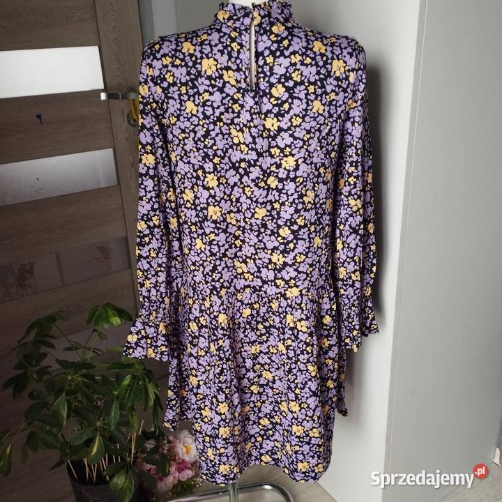 Fioletowa sukienka Pieces S nowa 100 wiskoza w Bogatynia