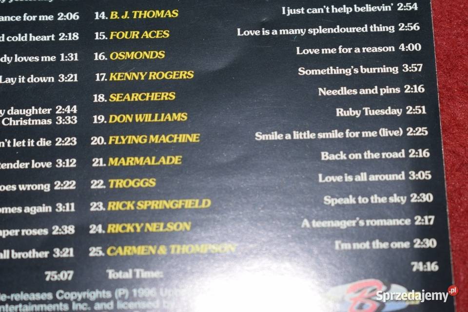 50 Heartbreakers Vol 2 na dwóch płytach CD 1999 CD Chełmno