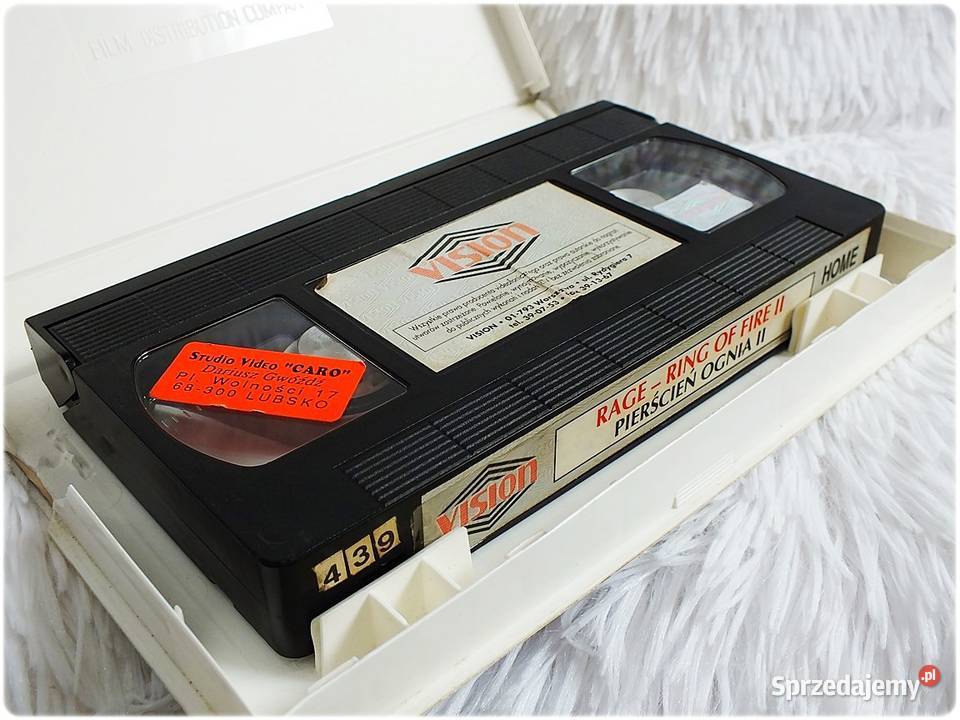 Kaseta VHS Film Pierścień Ognia II Krew i Stal lektor Filmy lubuskie Żary