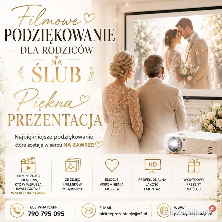 Film niespodzianka podziękowanie rodziców na Warszawa