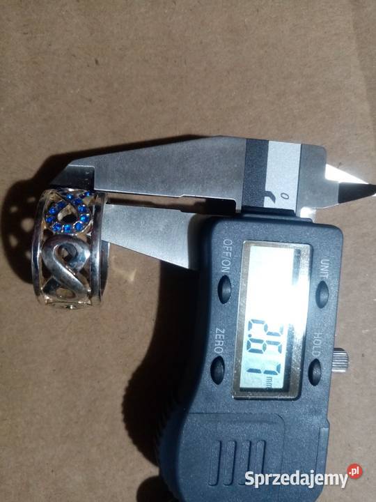 Obrączka sygnet pierścionek Duża fi 2010mm Gruba