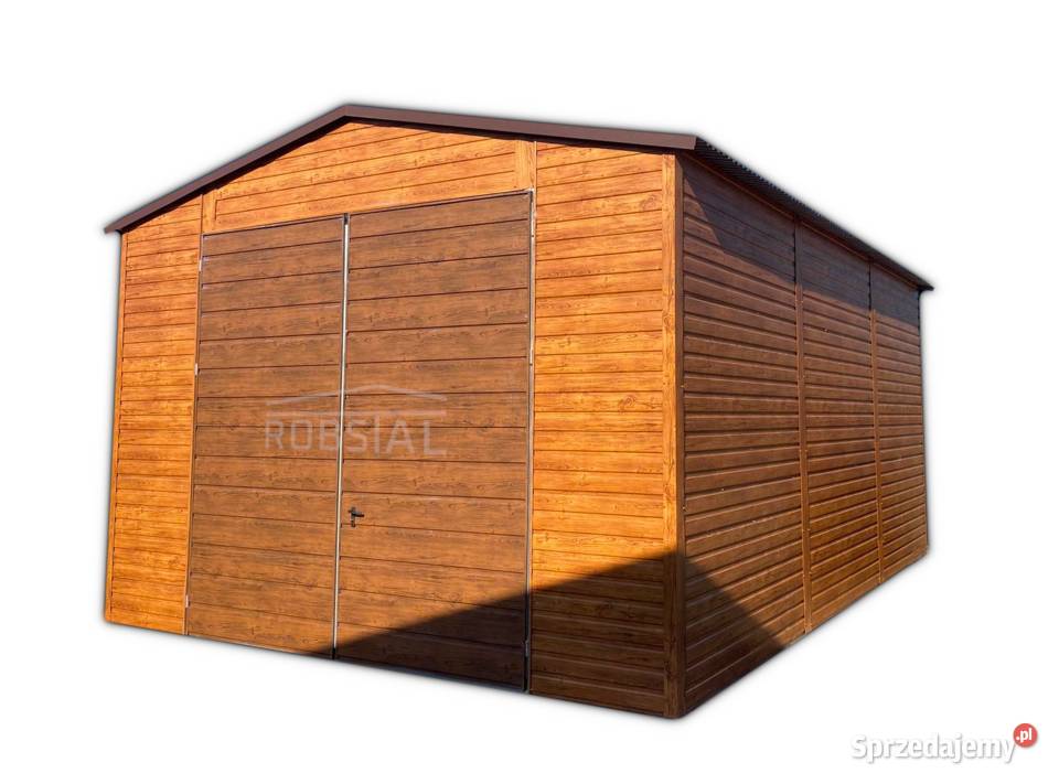 Garaż Blaszany Blaszak 5x6m Złoty dąb PREMIUM Gdańsk