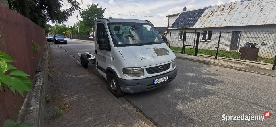 Opel movano 28 tdi rama do zabudowy Radom