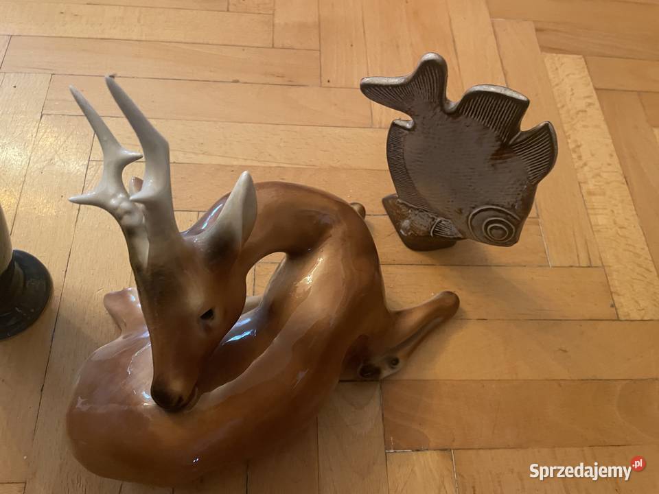 Jeleń Royal Dux figurka porcelanowa Częstochowa sprzedam