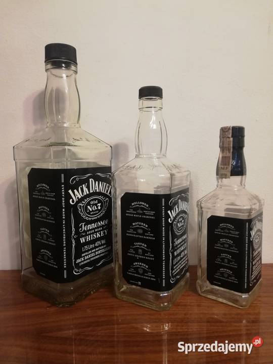 Butelki Whisky Jack Daniels zestaw 3