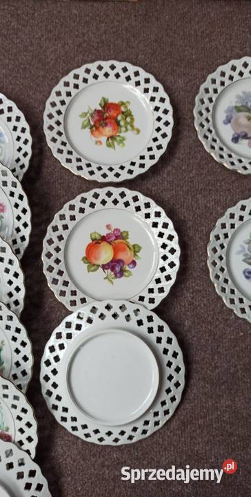 Talerzyki z owocami Ażurowe pomorskie