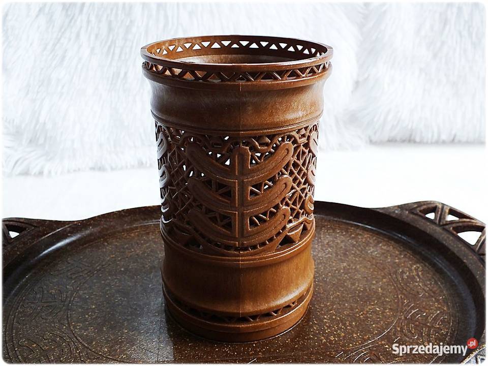 Serwetnik Taca Z Ch Uranium Komplet PRL Pojemnik Antyki lubuskie Żary