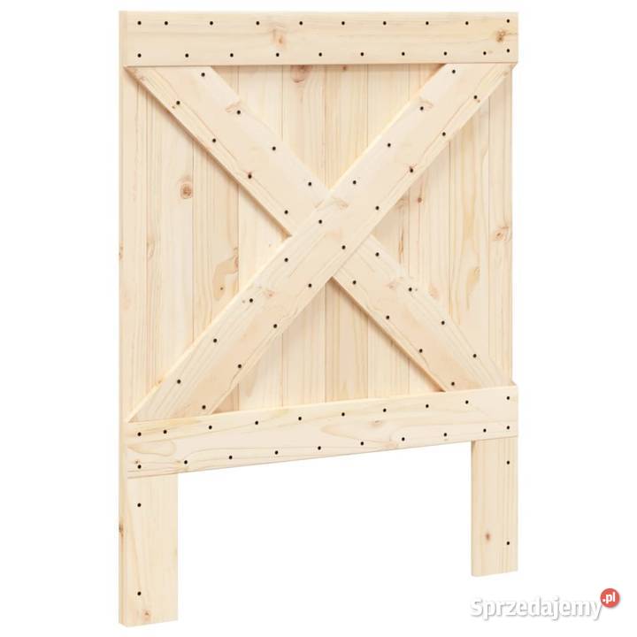 vidaXL Wezgłowie łóżka 80x104 lite drewno Warszawa