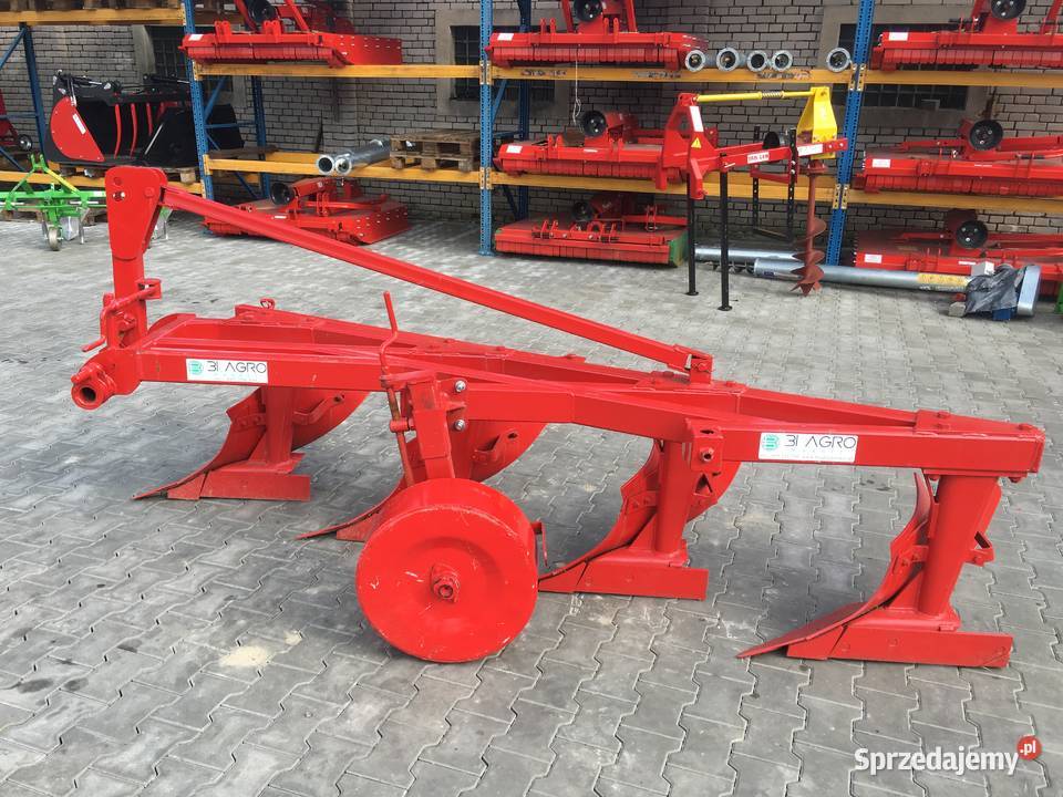 Pług zagonowy podwyższany 4 skibowy 2 3 5 SKIBY nieuszkodzony lubelskie sprzedam