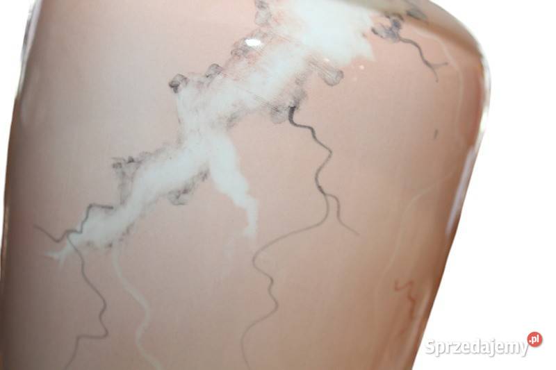 Ceramiczna lampa ręcznie malowana 273 Porcelana i szkło Szczecin