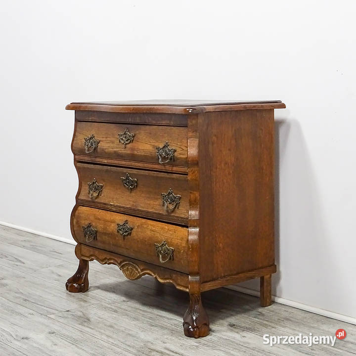 Drewniana Komoda nóżki ORZECH NeoBarok 3 Kalisz