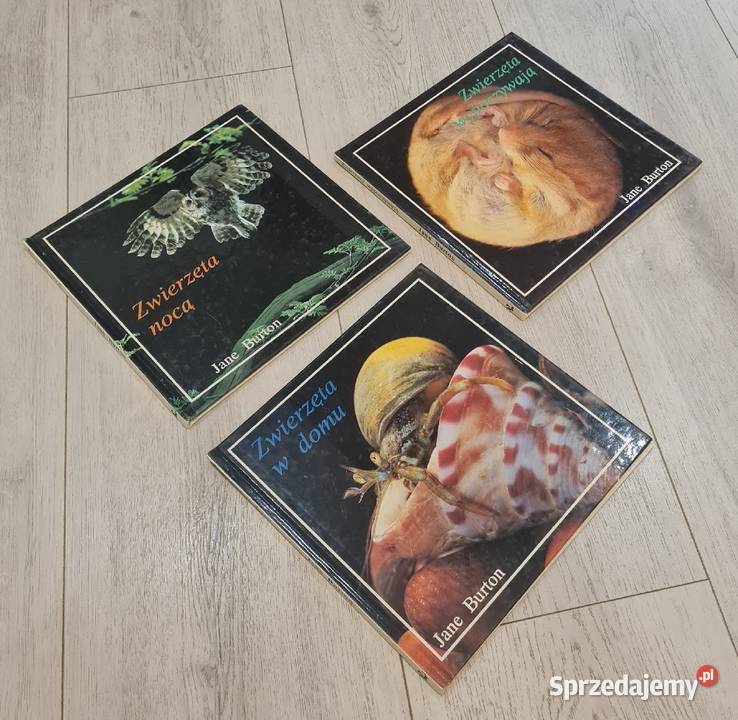 Książka zestaw Zwierzęta Książki dla dzieci Łódź sprzedam