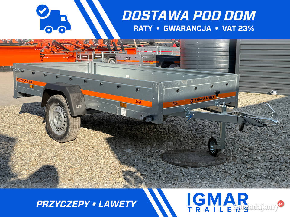TEMARED ECO 2612 KIPP przyczepka lekka Cegielsko