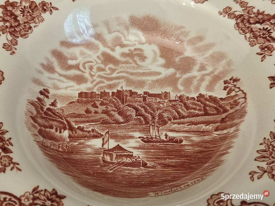 Talerz obiadowy głęboki angielski Johnson Bros lubelskie Chełm