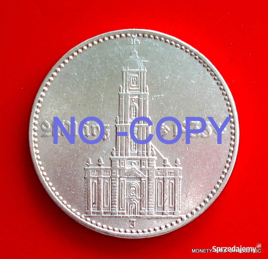 2 Marki 1934 J Niemcy Kościół Data Srebro