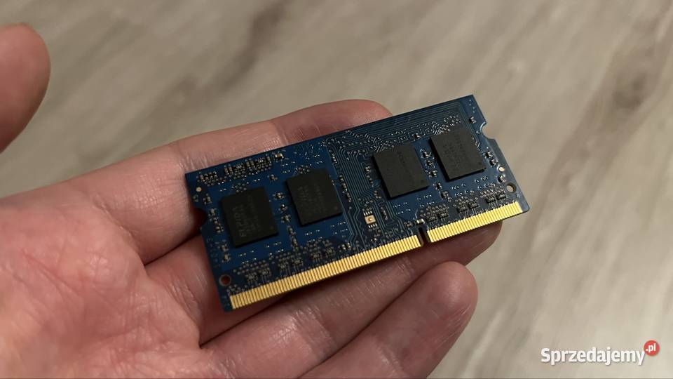 Pamięć RAM DDR3 Elpida 4GB 1Rx8 PC3L12800S DDR3 Podzespoły bazowe Warszawa