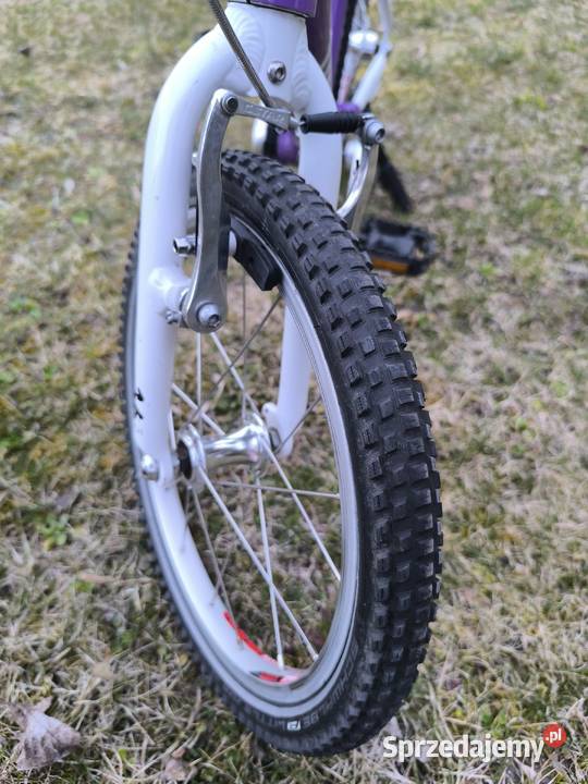 Lekki rower dziecięcy Woom 3 16 kolor fioletowy Dwikozy