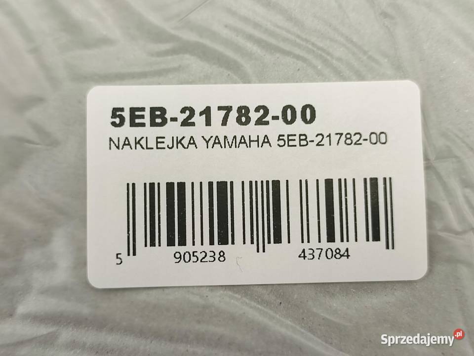 NAKLEJKA R6 NA ZADUPEK YAMAHA YZFR6 2000 sprzedam