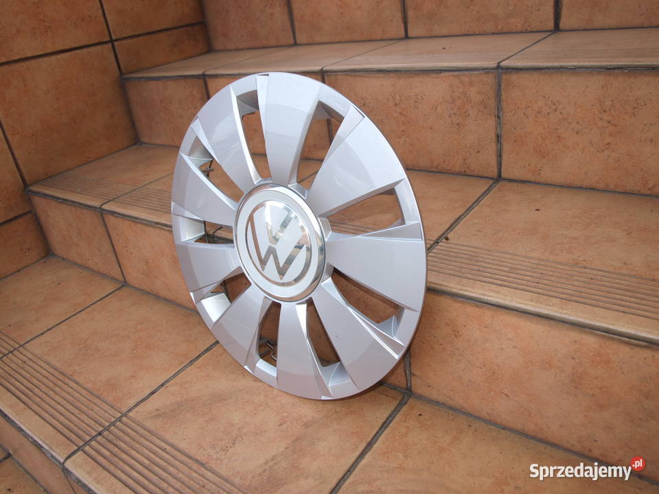 VW kołpak 14 oryginalny chrom 1 sztuka