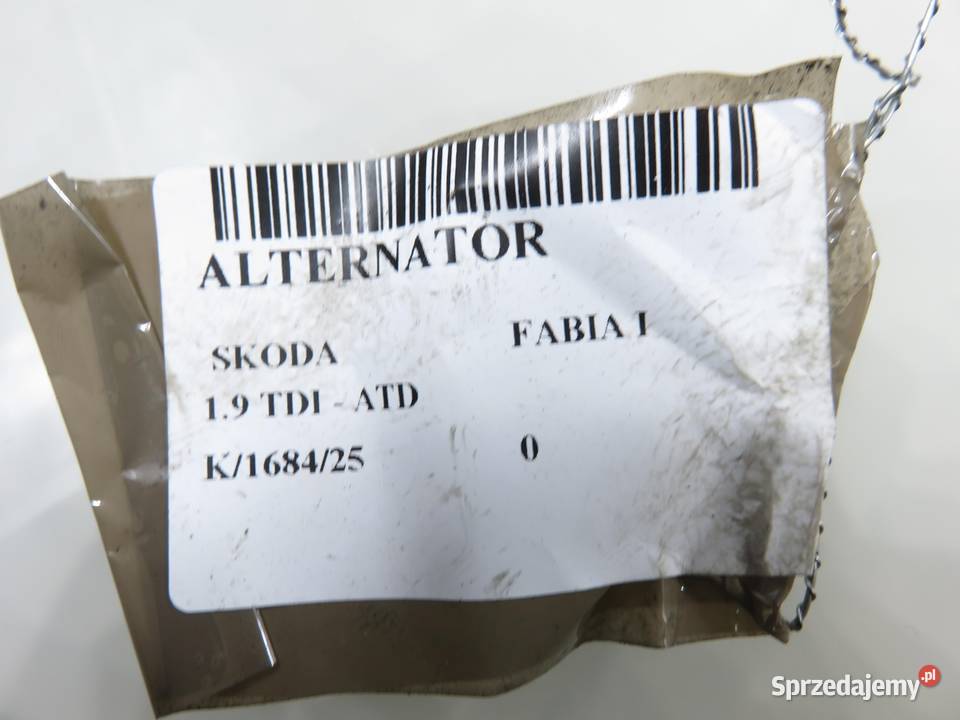 ALTERNATOR SKODA FABIA I 19 TDI PD 100 ATD