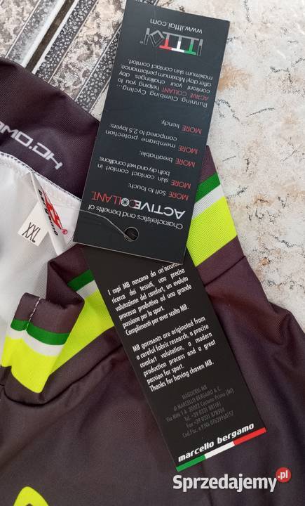 Marcello Bergamo Italy bezrękawnik rowerowy Sędziszów Małopolski