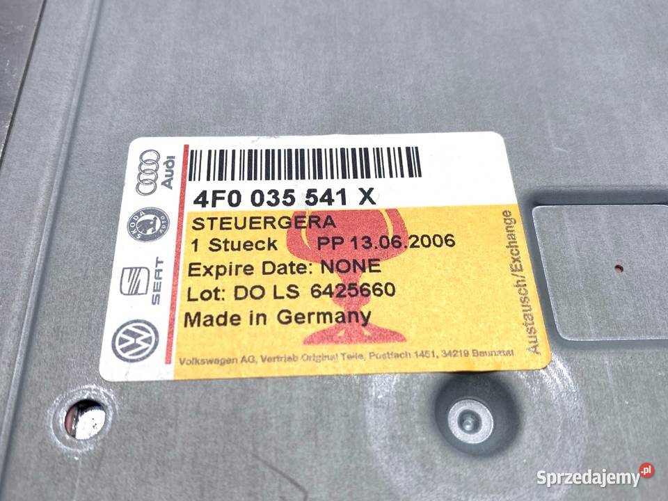 TUNER RADIA AUDI A6 C6 4F0035541 0411 ODTWARZACZ