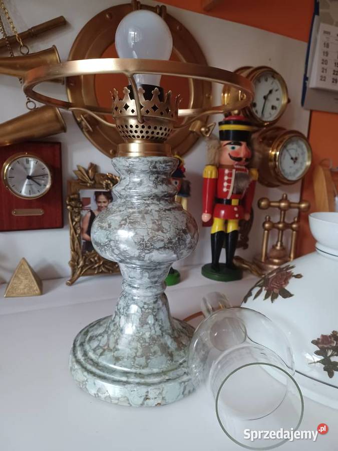 Piękna lampa stołowa z czasów PRL Kolekcja Dom i Ogród Poznań