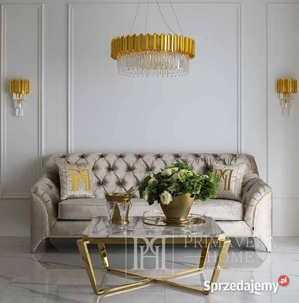 Ekskluzywna sofa glamour do salonu gabinetu mazowieckie Warszawa