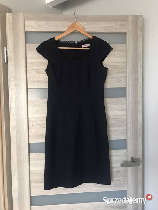 Granatowa elegancka ołówkowa sukienka Orsay r 36 Kielce