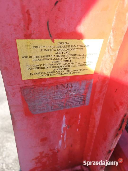 Pług zagonowy 5 skibowy pług unia tur 40 małopolskie Proszowice